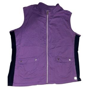 Butter Soft spring weight athletic athleisure vest perfect for chilly mornings